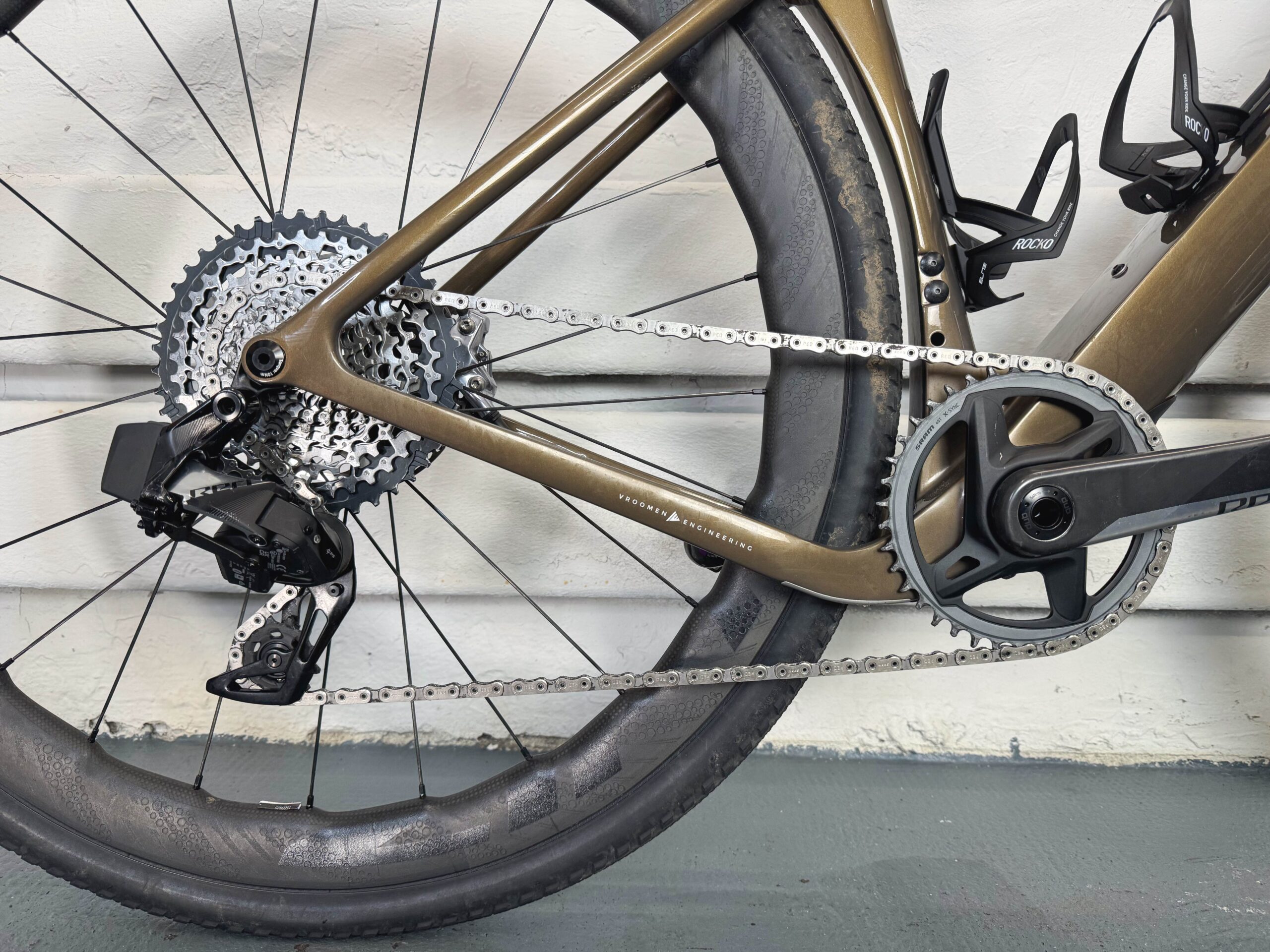 Detailaufnahme Bremse hinten