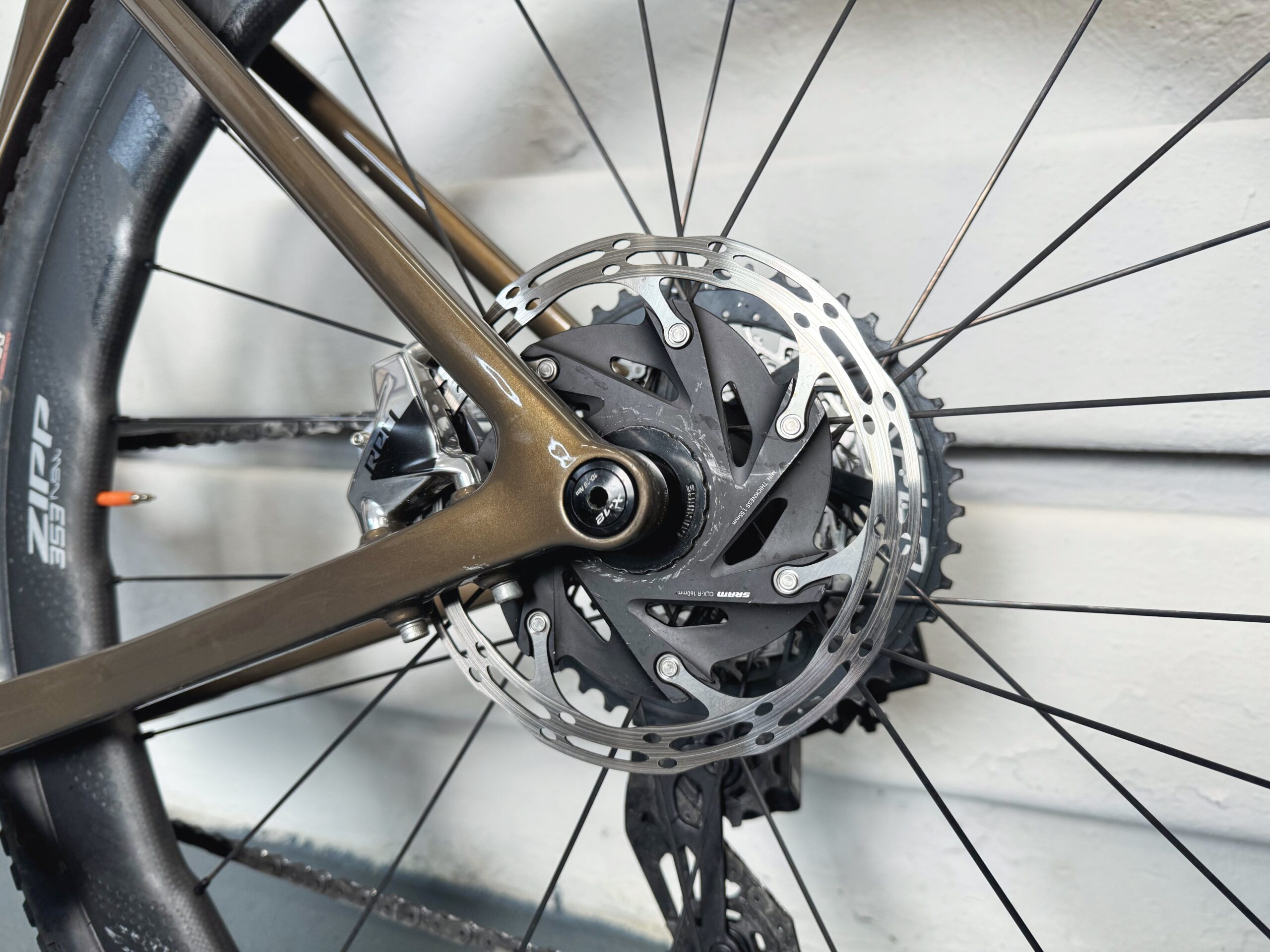 Detailaufnahme Bremse vorne